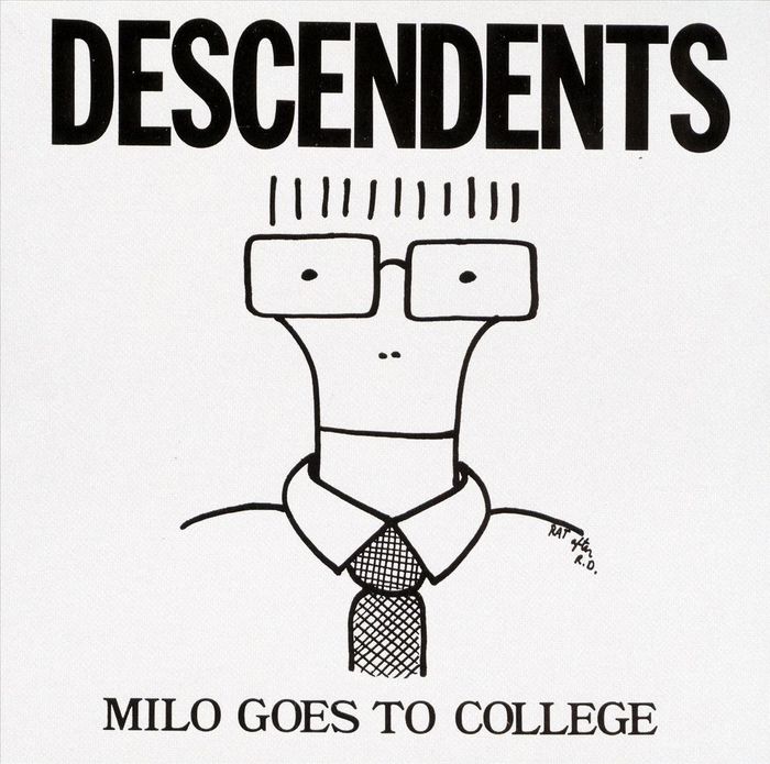 Caricatura do vocalista Milo que estampou a capa desse e de outros álbuns e virou a marca registrada da banda.