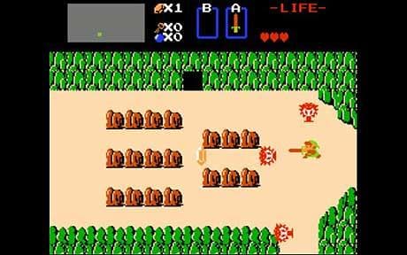 O primeiro jogo, The Legend of Zelda (1986)