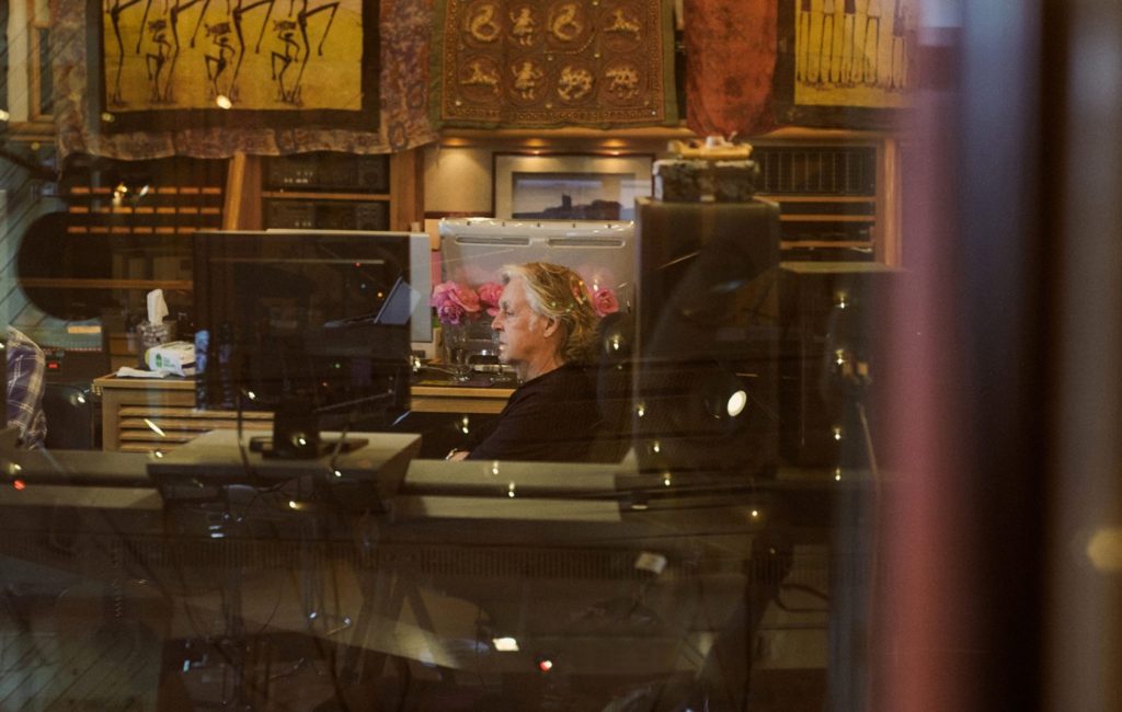 Paul McCartney em estúdio