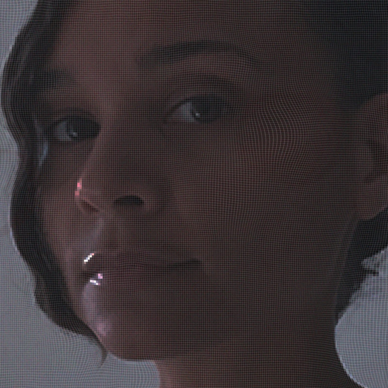 Capa do disco com o rosto da cantora em primeiro plano e fundo neutro.