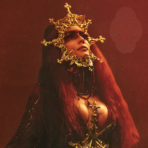 Capa alternativa do álbum If I Can’t Have Love I Want Power. Em um fundo vermelho, Halsey usa uma armadura dourada e olha para cima. Ela veste um vestido dourado. Seus cabelos são longos e vermelhos.
